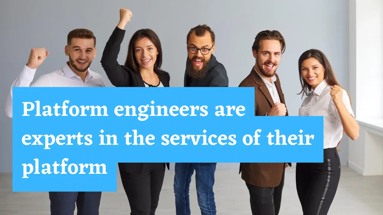 Platform engineering. The new devops text and rocket